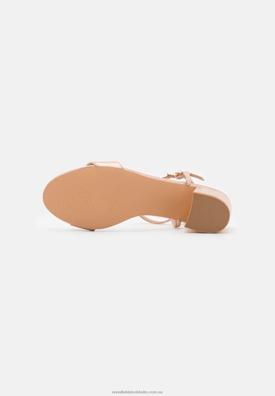 sandaler rosa guldfärgade Anna Field 42BF61254 kvinnor