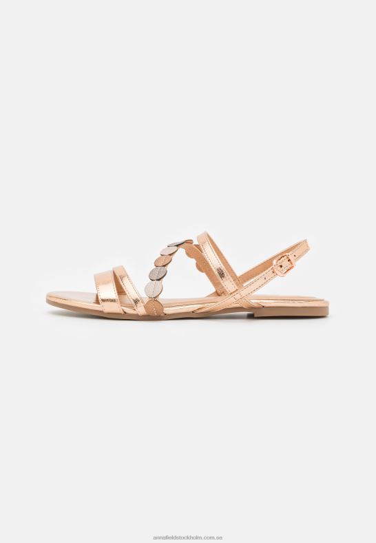 sandaler rosa guldfärgade Anna Field 42BF61313 kvinnor