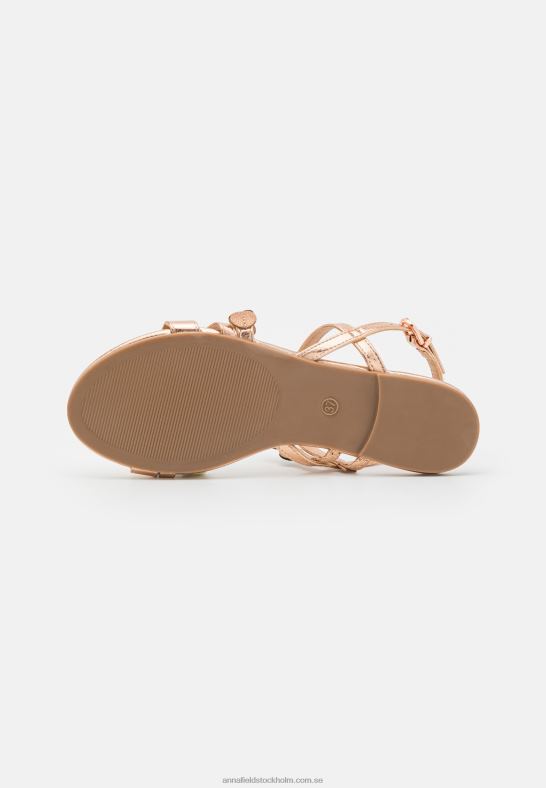 sandaler rosa guldfärgade Anna Field 42BF61313 kvinnor
