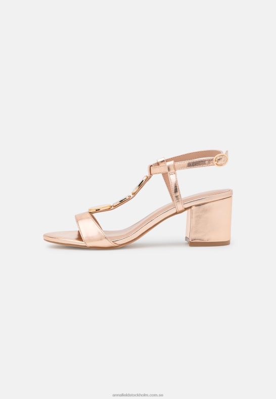 sandaler rosa guldfärgade Anna Field 42BF61345 kvinnor