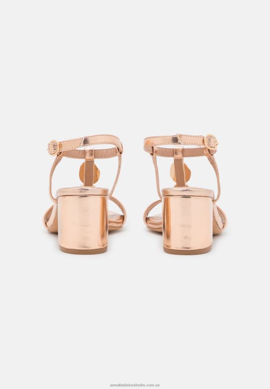 sandaler rosa guldfärgade Anna Field 42BF61345 kvinnor