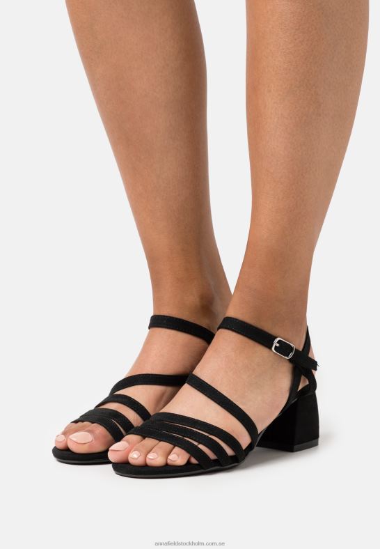 sandaler svarta Anna Field 42BF61279 kvinnor