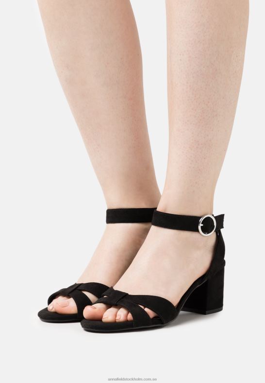 sandaler svarta Anna Field 42BF61287 kvinnor