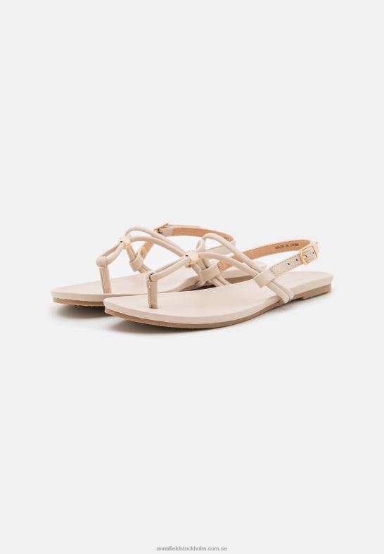 t-bar sandaler beige Anna Field 42BF61511 kvinnor