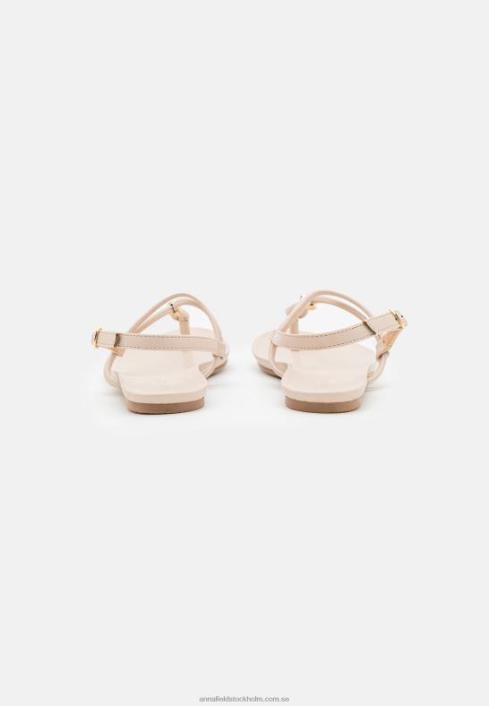 t-bar sandaler beige Anna Field 42BF61511 kvinnor