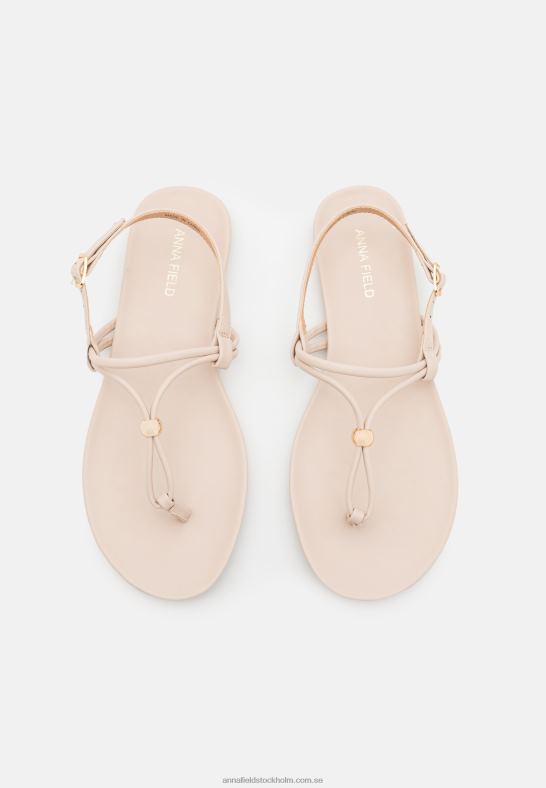 t-bar sandaler beige Anna Field 42BF61511 kvinnor