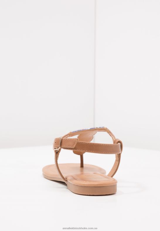 t-bar sandaler bruna Anna Field 42BF61519 kvinnor