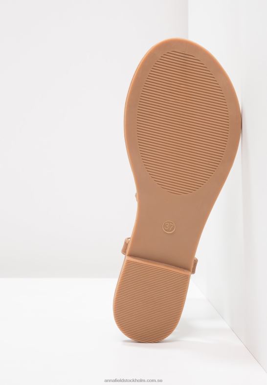 t-bar sandaler bruna Anna Field 42BF61519 kvinnor