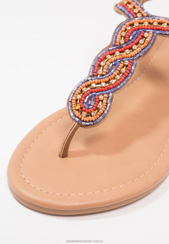 t-bar sandaler bruna Anna Field 42BF61519 kvinnor