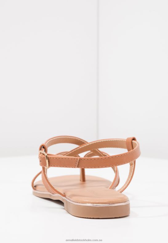 t-bar sandaler cognac Anna Field 42BF61508 kvinnor