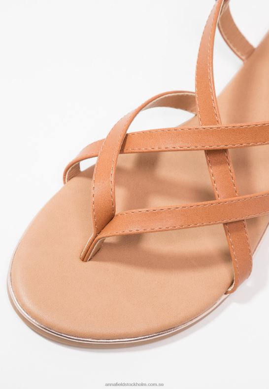 t-bar sandaler cognac Anna Field 42BF61508 kvinnor