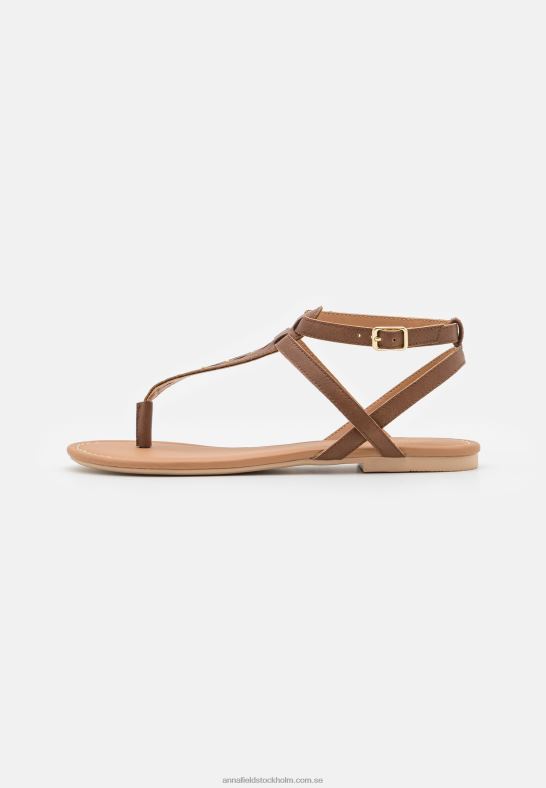 t-bar sandaler cognac Anna Field 42BF61537 kvinnor
