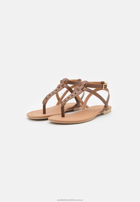 t-bar sandaler cognac Anna Field 42BF61537 kvinnor