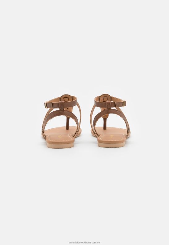 t-bar sandaler cognac Anna Field 42BF61537 kvinnor