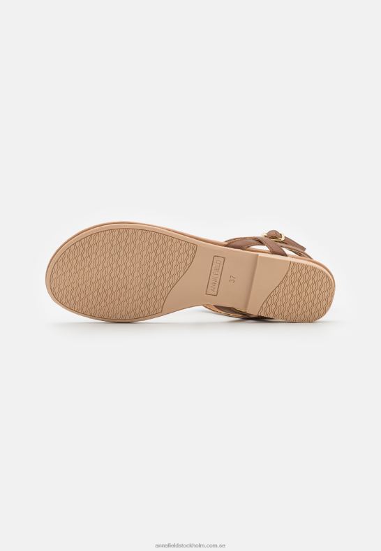 t-bar sandaler cognac Anna Field 42BF61537 kvinnor