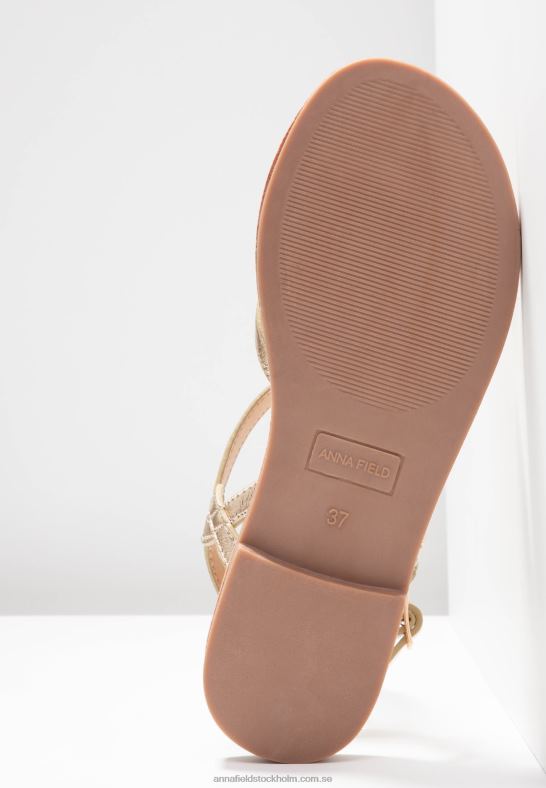 t-bar sandaler guld Anna Field 42BF61499 kvinnor