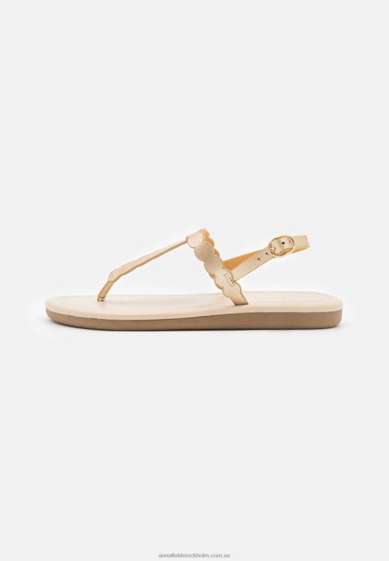 t-bar sandaler guld Anna Field 42BF61518 kvinnor