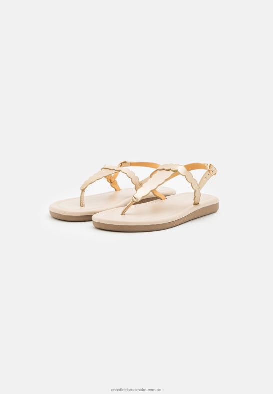 t-bar sandaler guld Anna Field 42BF61518 kvinnor