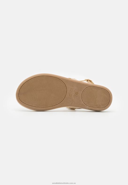 t-bar sandaler guld Anna Field 42BF61518 kvinnor