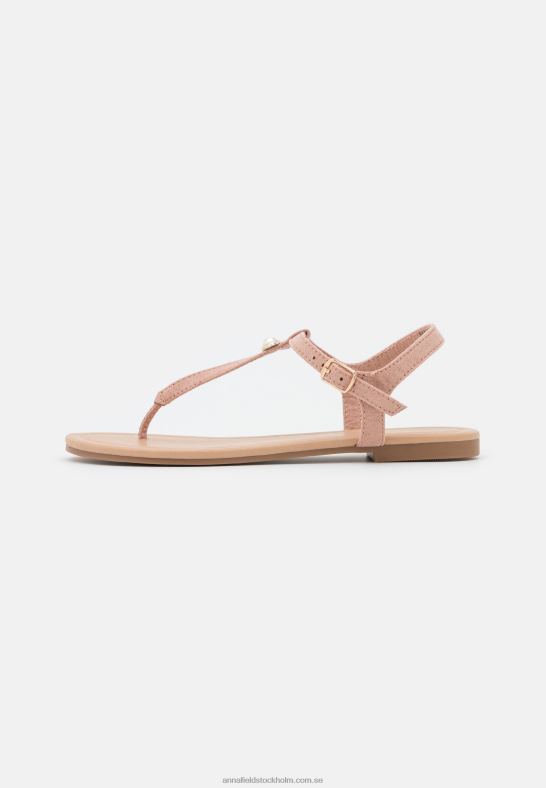 t-bar sandaler ljusrosa Anna Field 42BF61526 kvinnor
