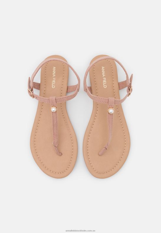 t-bar sandaler ljusrosa Anna Field 42BF61526 kvinnor