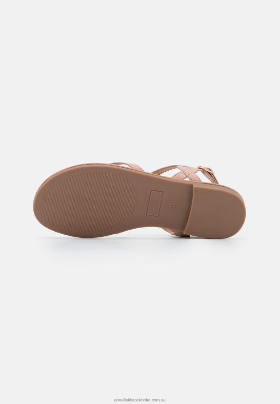 t-bar sandaler ljusrosa Anna Field 42BF61535 kvinnor