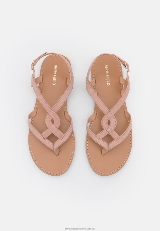 t-bar sandaler ljusrosa Anna Field 42BF61535 kvinnor