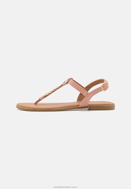 t-bar sandaler ljusrosa Anna Field 42BF61548 kvinnor