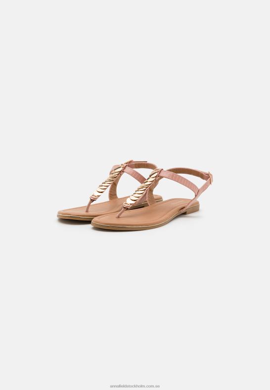 t-bar sandaler ljusrosa Anna Field 42BF61548 kvinnor