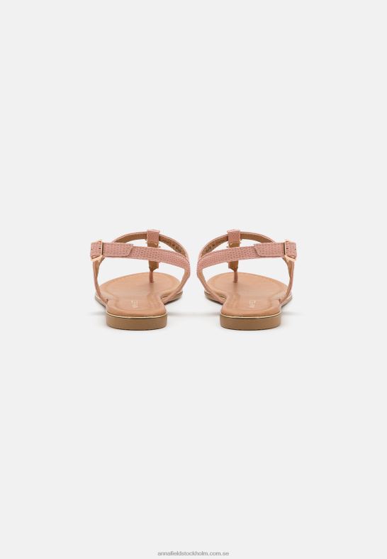t-bar sandaler ljusrosa Anna Field 42BF61548 kvinnor