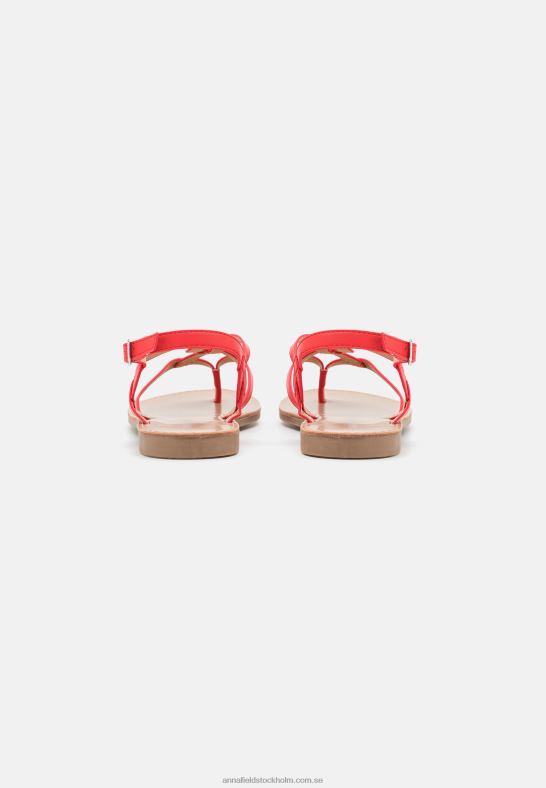 t-bar sandaler röda Anna Field 42BF61525 kvinnor