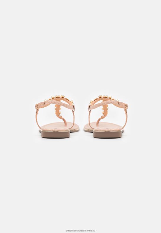 t-bar sandaler roséguld Anna Field 42BF61534 kvinnor