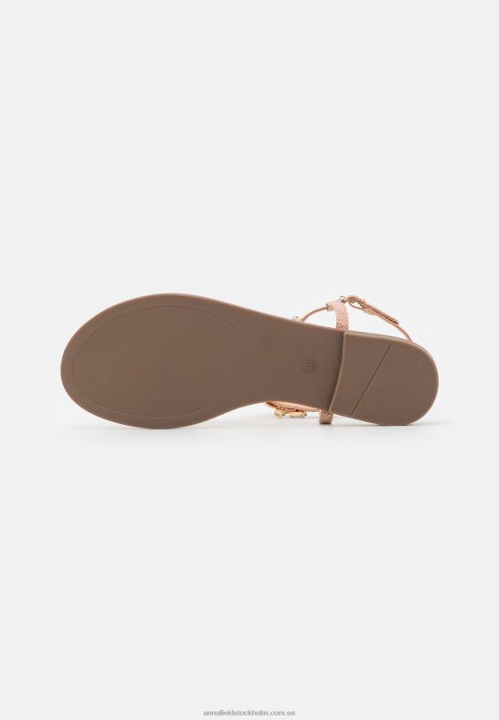 t-bar sandaler roséguld Anna Field 42BF61534 kvinnor