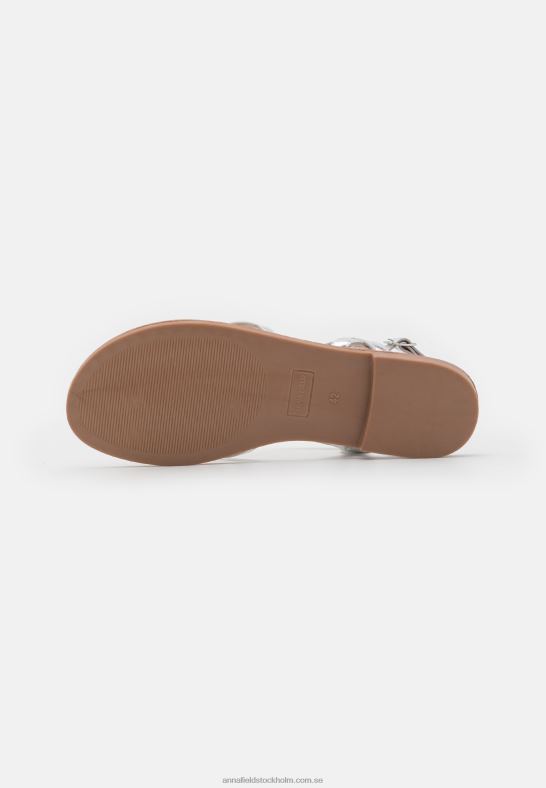t-bar sandaler silver Anna Field 42BF61507 kvinnor