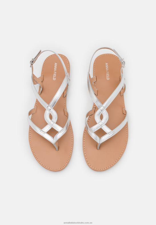 t-bar sandaler silver Anna Field 42BF61507 kvinnor