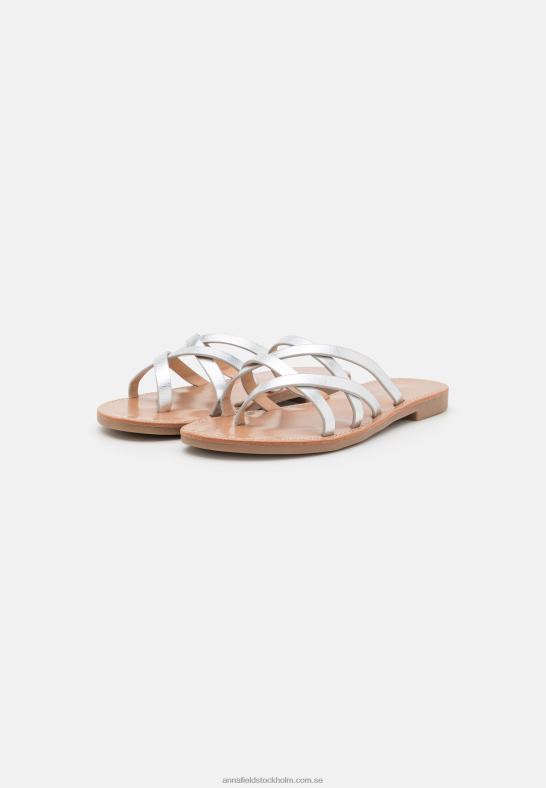 t-bar sandaler silver Anna Field 42BF61546 kvinnor