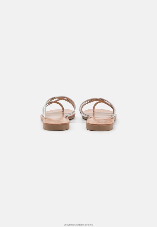t-bar sandaler silver Anna Field 42BF61546 kvinnor
