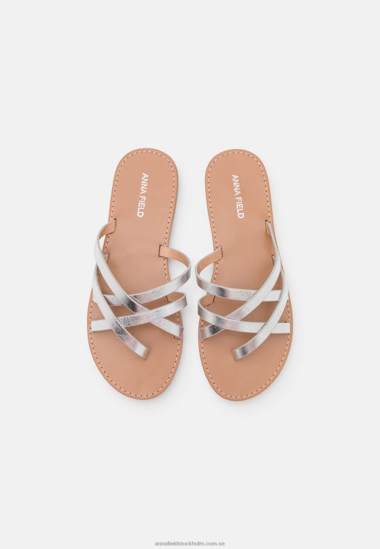 t-bar sandaler silver Anna Field 42BF61546 kvinnor