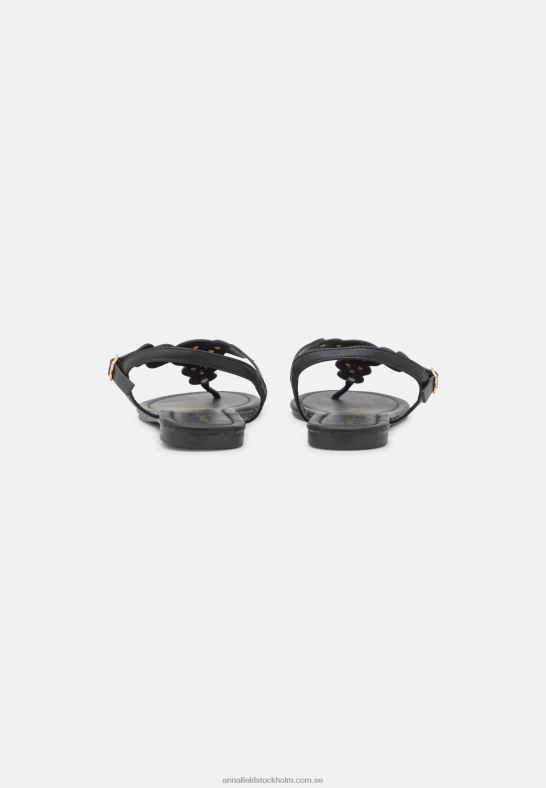 t-bar sandaler svarta Anna Field 42BF61498 kvinnor