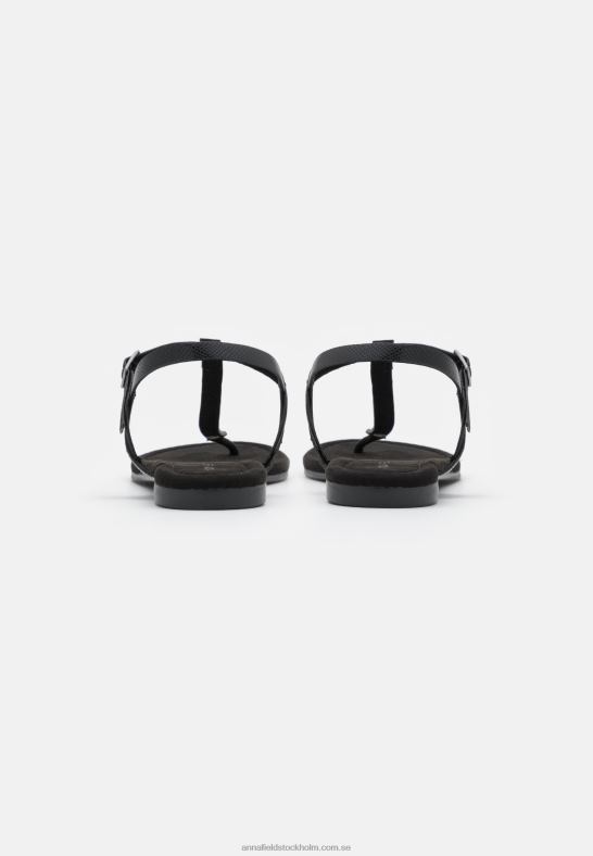 t-bar sandaler svarta Anna Field 42BF61504 kvinnor