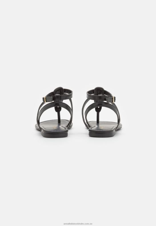 t-bar sandaler svarta Anna Field 42BF61516 kvinnor
