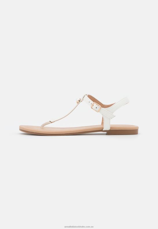 t-bar sandaler vita Anna Field 42BF61505 kvinnor