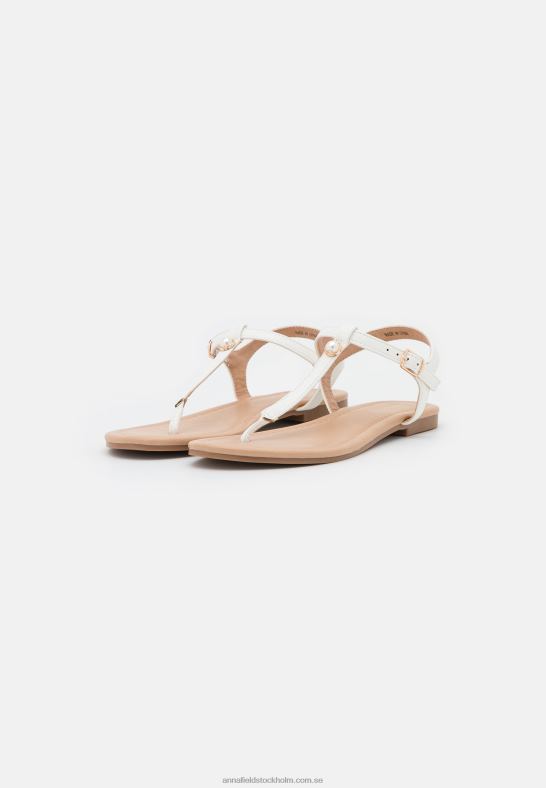 t-bar sandaler vita Anna Field 42BF61505 kvinnor