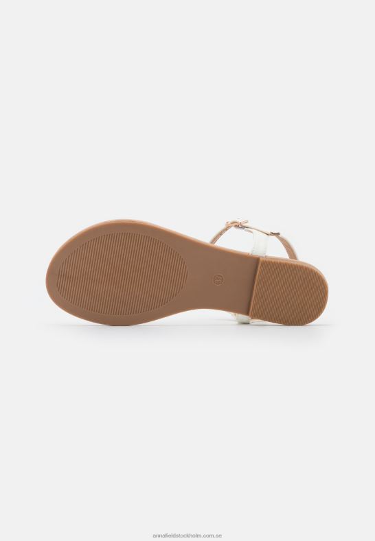 t-bar sandaler vita Anna Field 42BF61505 kvinnor