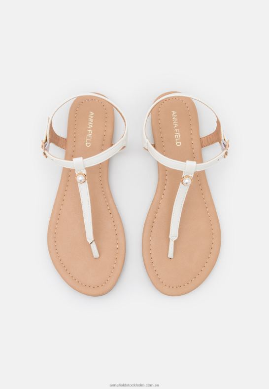 t-bar sandaler vita Anna Field 42BF61505 kvinnor
