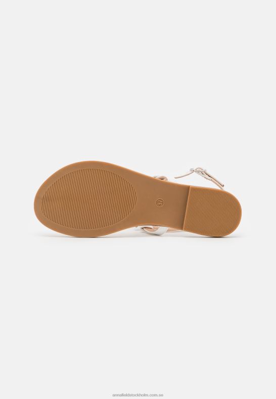 t-bar sandaler vita Anna Field 42BF61528 kvinnor