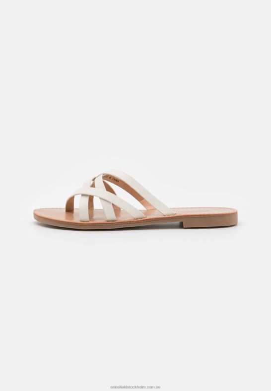 t-bar sandaler vita Anna Field 42BF61544 kvinnor
