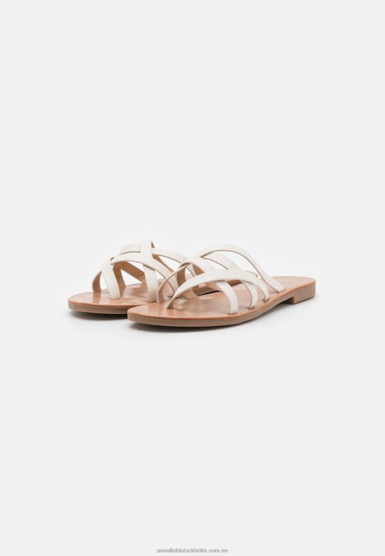 t-bar sandaler vita Anna Field 42BF61544 kvinnor
