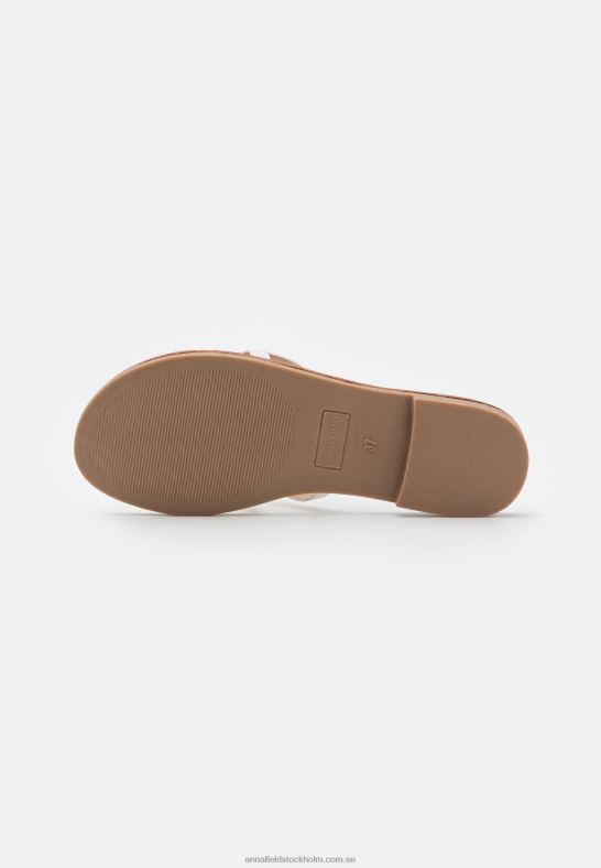 t-bar sandaler vita Anna Field 42BF61544 kvinnor