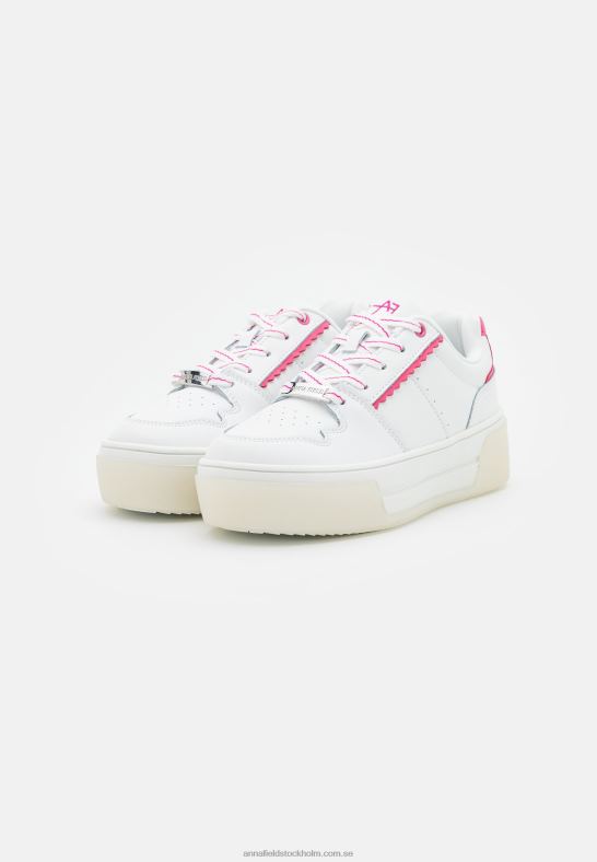 läderskor vit/rosa Anna Field 42BF61211 kvinnor
